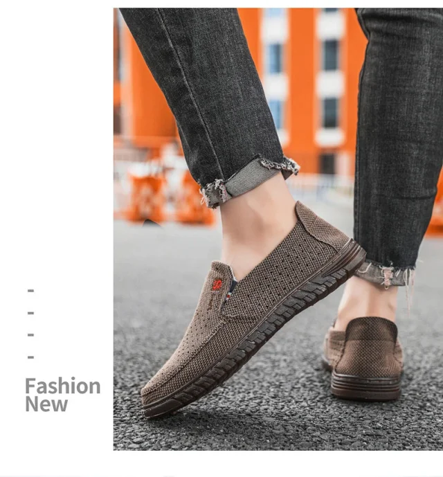 Men's Breathable Mesh Casual Sneakers Detail