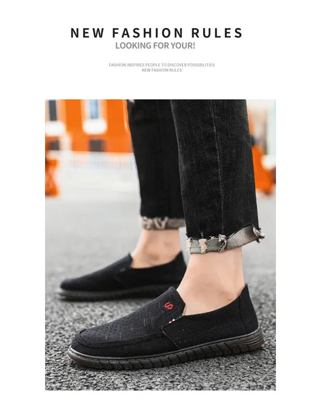 Men's Breathable Mesh Casual Sneakers Detail