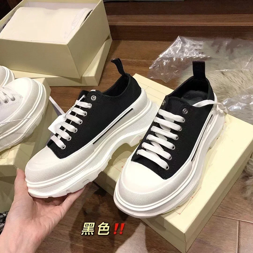 Women's Pure Original McQueen SS24 Platform White Lace-ups