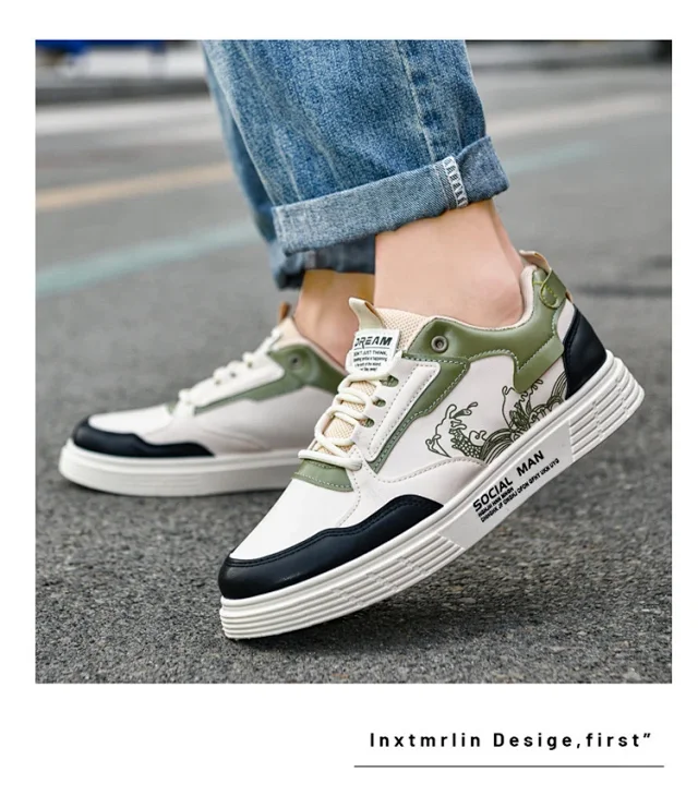 Men's Casual Fall Sneakers Lightweight Breathable Detail