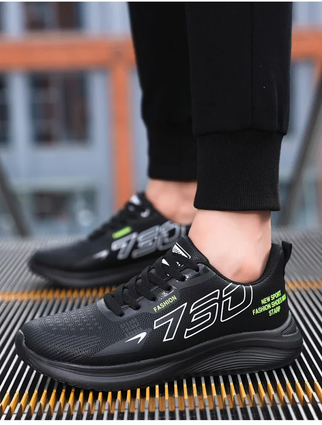 New Men's Plus Size Comfort Running Shoes Detail