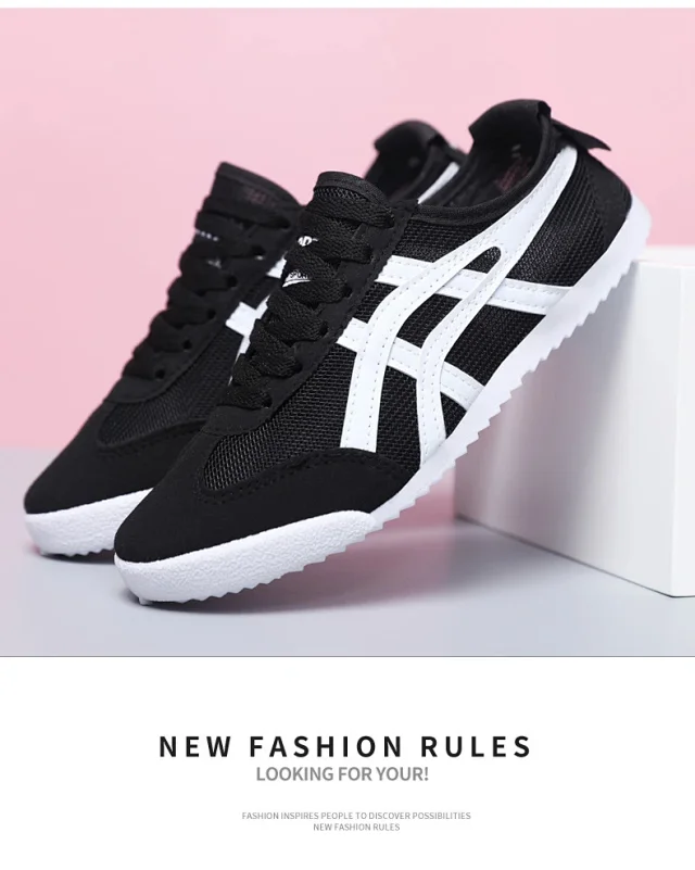 New Unisex White Mesh Sneakers Detail