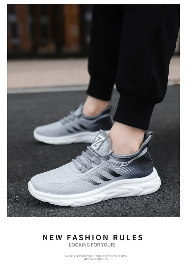 Unisex Breathable Mesh Summer Casual Running Shoes Detail