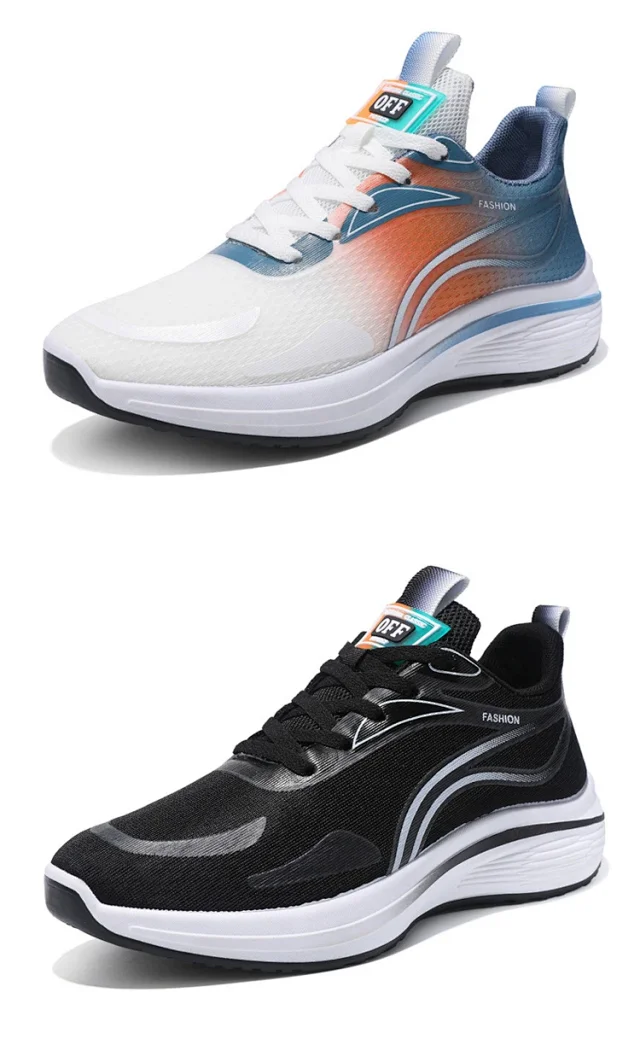 Unisex Spring Breathable Low-Top Flyknit Sneakers Detail