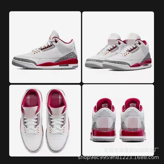 Putian AJ3 White Cement Fujiwara High Top Detail