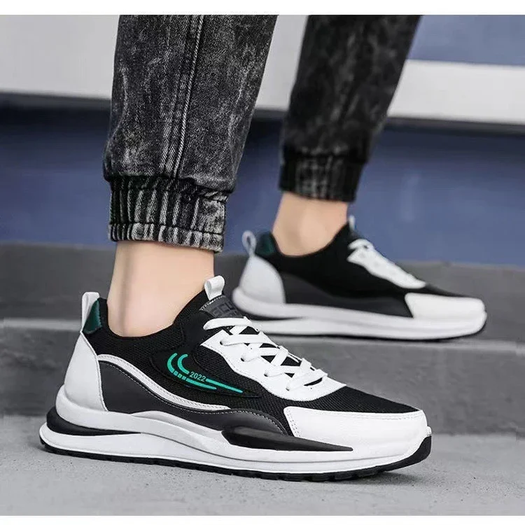 Men's Mesh Sports Sneakers - Breathable Oversize Korean Style