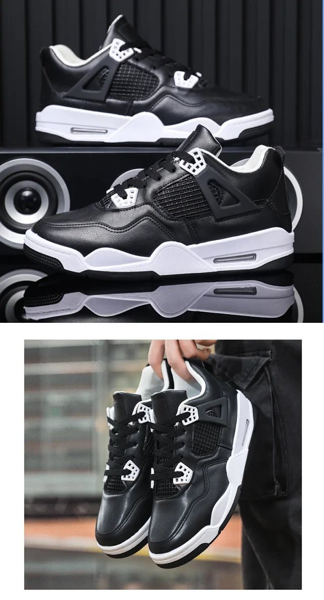 Men's Lightweight Lace-Up Comfort Basketball Shoes Detail