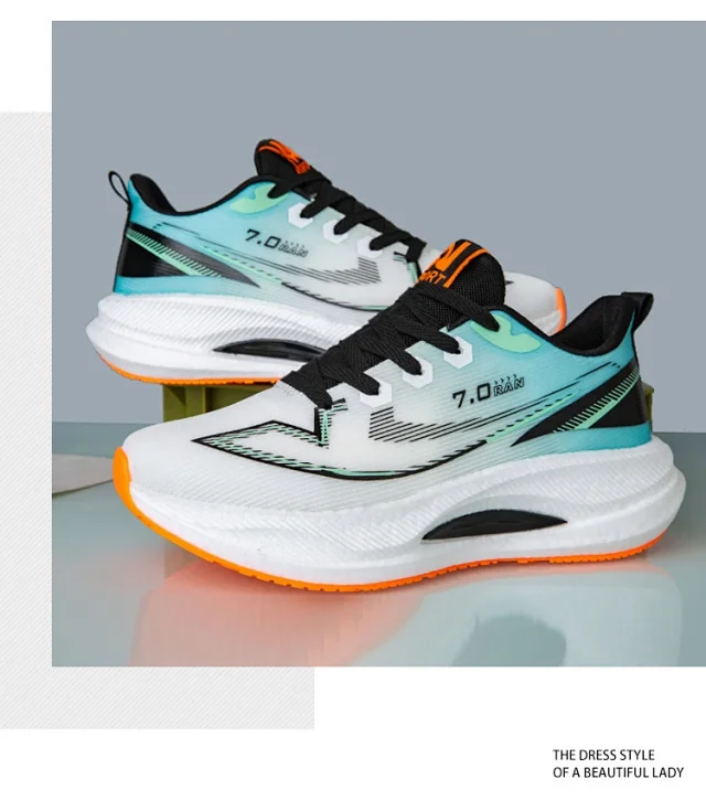 Stain-Resistant Unisex Student Light Running Mesh Sneakers Detail