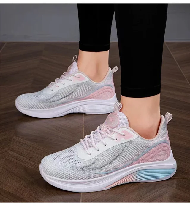 Flyknit Women's Running Shoes Breathable Comfort Active Detail