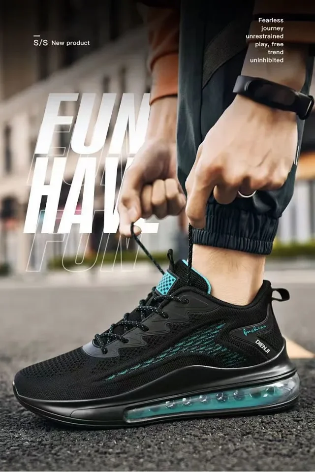 Men's Running Shoes Air Cushion Autumn New Breathable Platform Detail