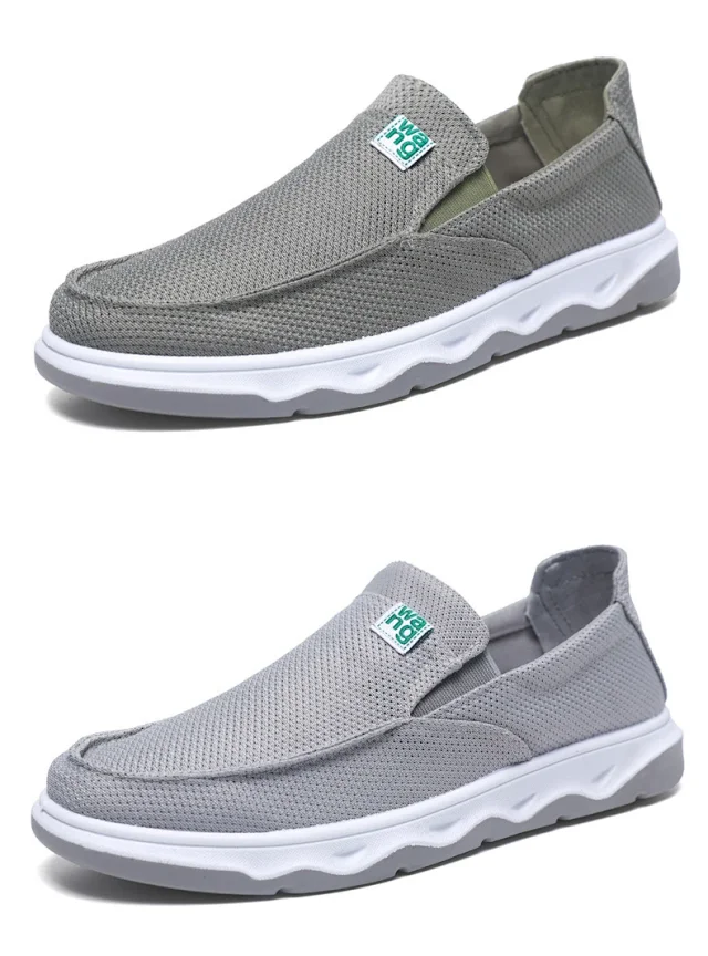Men's Old Beijing Mesh Cloth Shoes Detail