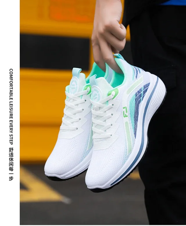 Men's Breathable Lift Knit Walking Shoes Detail