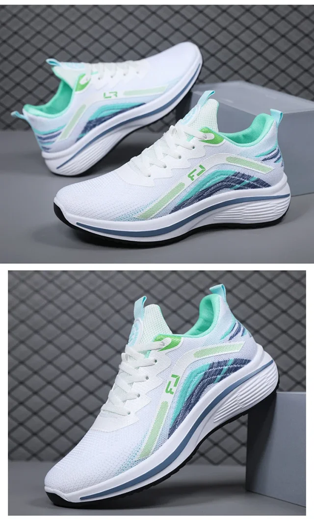 Men's Breathable Lift Knit Walking Shoes Detail