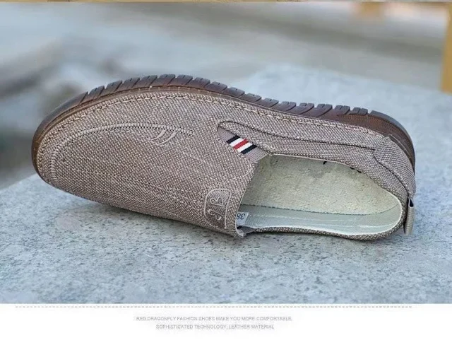 Men's Breathable Comfort Slip-on Beijing Heritage Shoes Detail