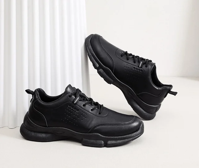 Men's Soft Leather Business Casual Shoes Detail