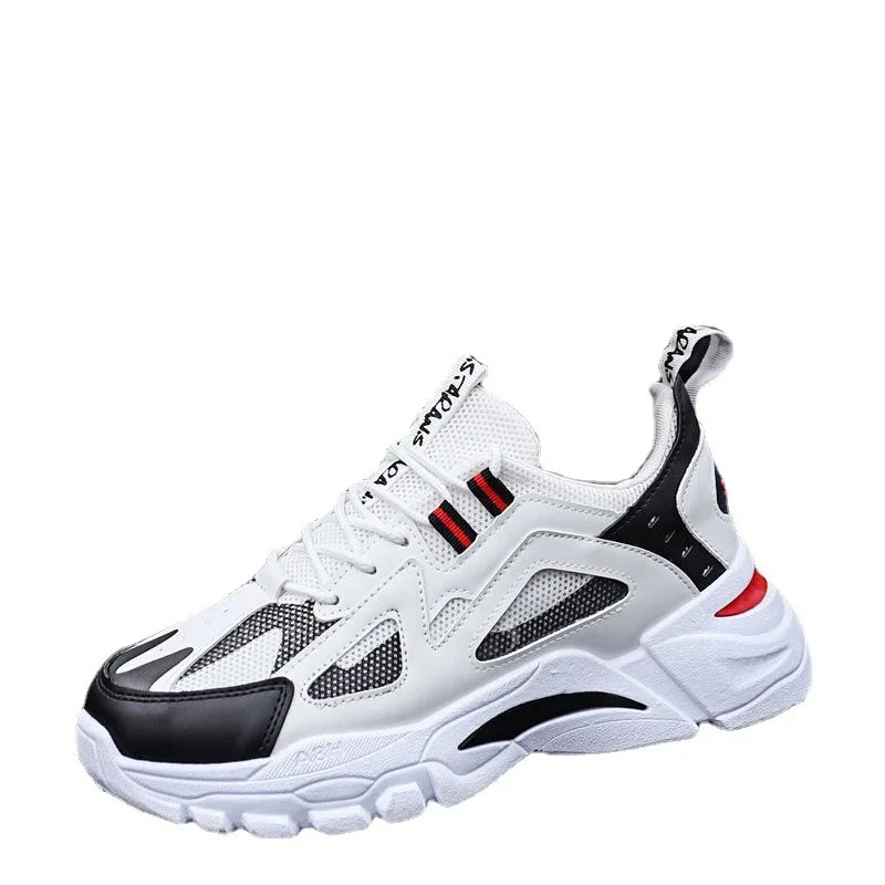 Flyknit Dad Shoes Men Breathable Casual