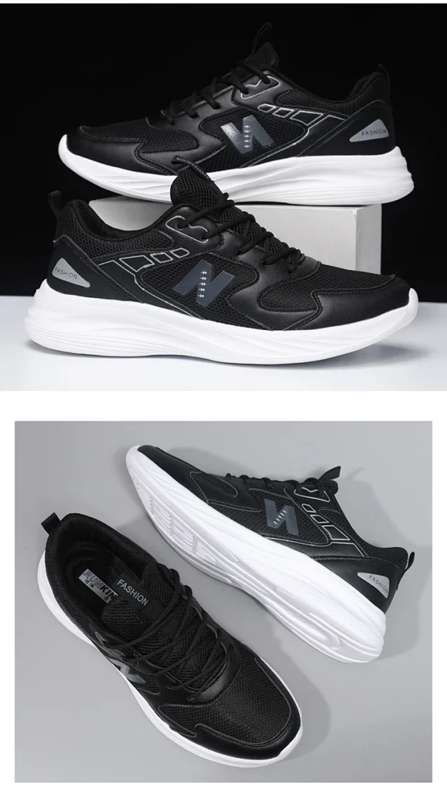 Summer Men's Mesh Couple Running Shoes Detail