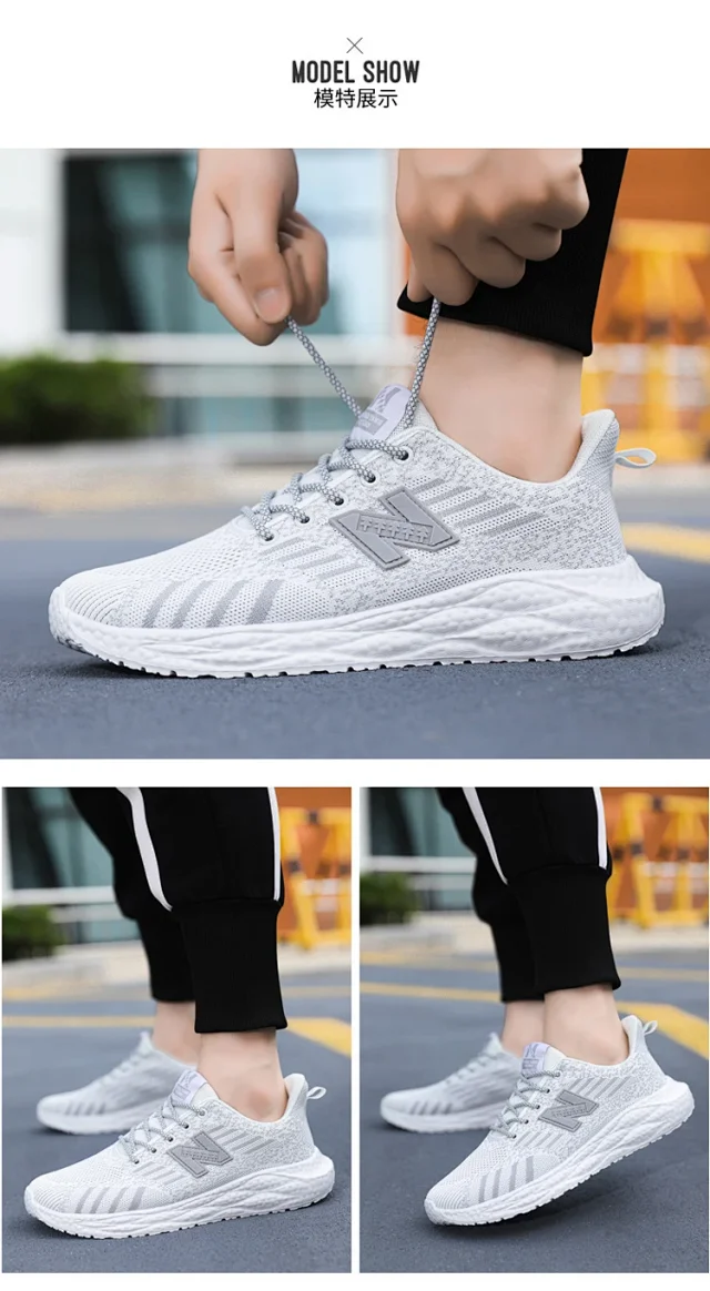 Unisex Flyknit Running Shoes Soft Sole Detail