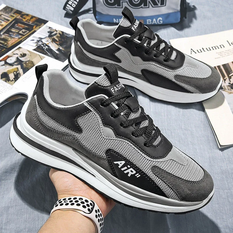 Men's Breathable Flyknit Running Shoes SS2025 Comfy