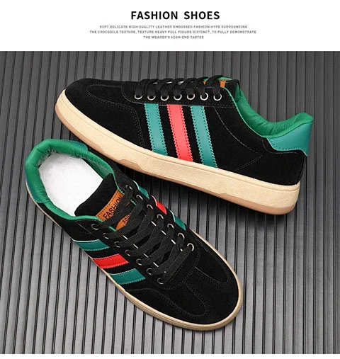 Spring Men's Retro HK Sneakers SS24 Detail