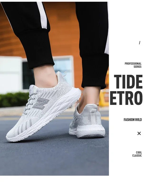 Unisex Flyknit Running Shoes Soft Sole Detail