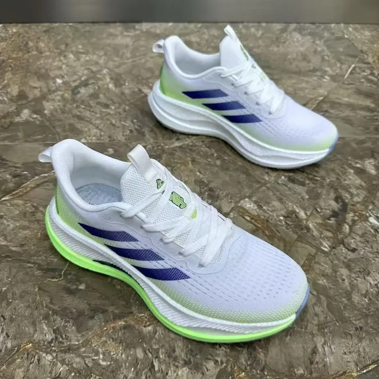 Men's Trendy Versatile Cushion Pure White Sneakers