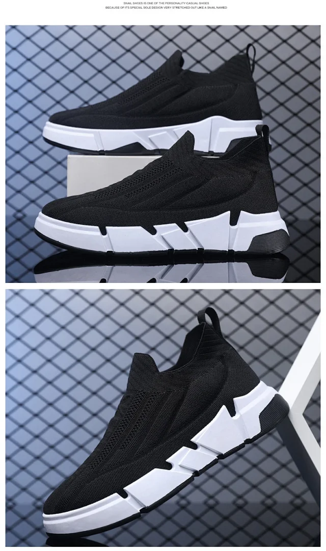 SS23 Men's Knit Slip-On Sneakers Detail