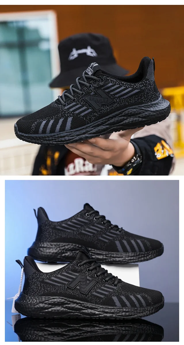 Unisex Flyknit Running Shoes Soft Sole Detail