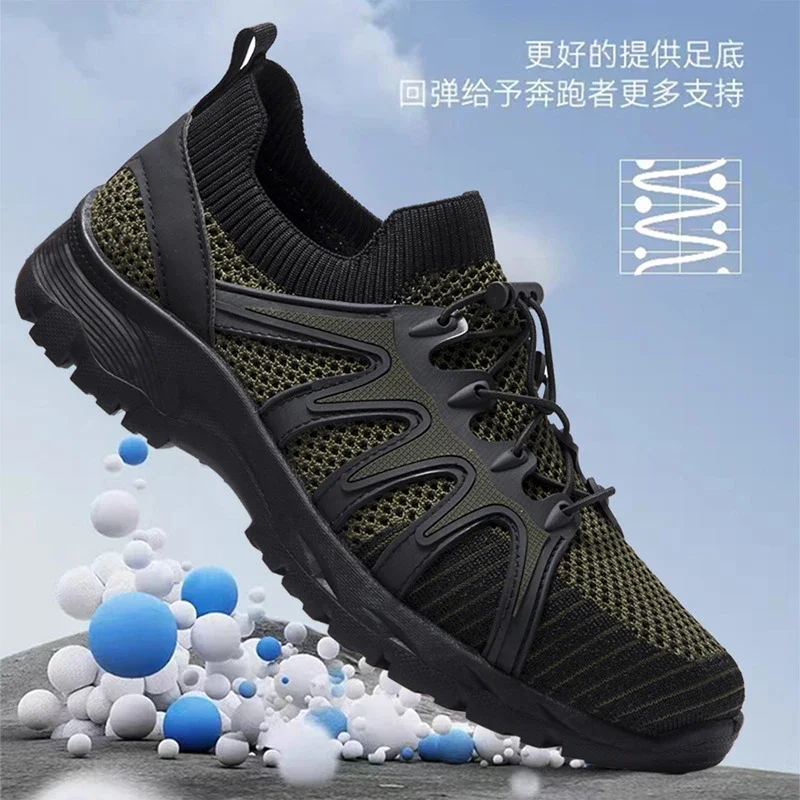 Men's 2025 Spring Flyknit Walking Shoes