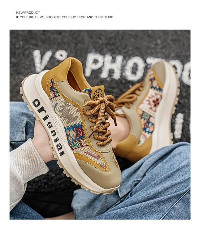 Spring 2025 Embroidered Lift Comfort Sneakers Detail
