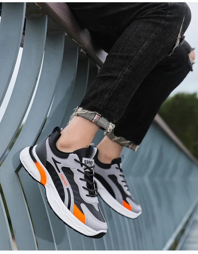 Men's Lightweight Breathable Mesh Running Shoes Detail