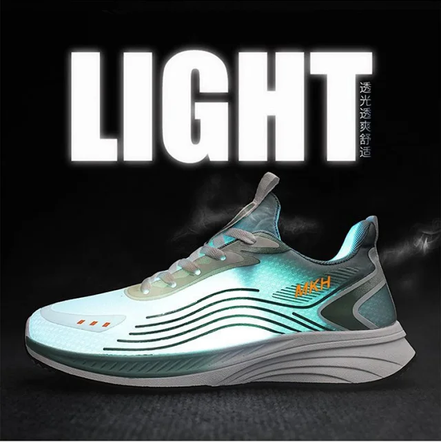 SS25 Men's Breathable Mesh Running Shoes Detail
