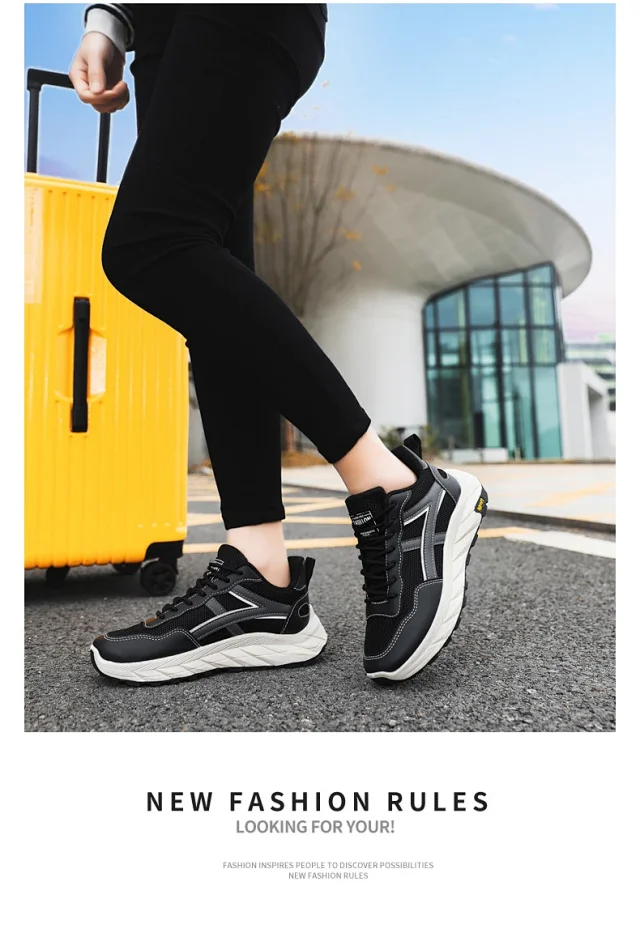 Unisex Mesh Lightweight Running Sneakers Detail