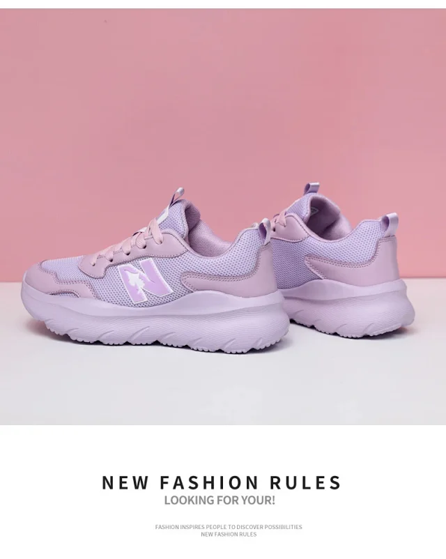 Unisex Couple Lightweight Platform Running Sneakers Detail