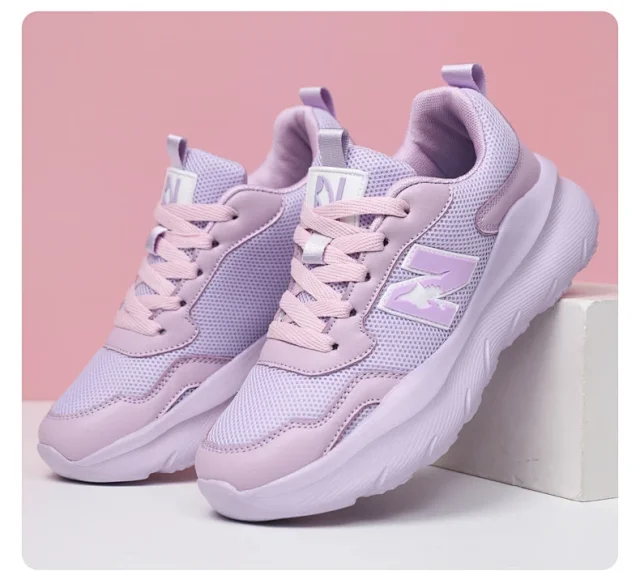 Unisex Couple Lightweight Platform Running Sneakers Detail