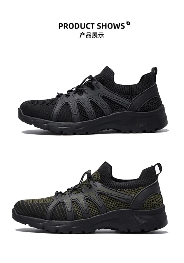 Men's 2025 Spring Flyknit Walking Shoes Detail