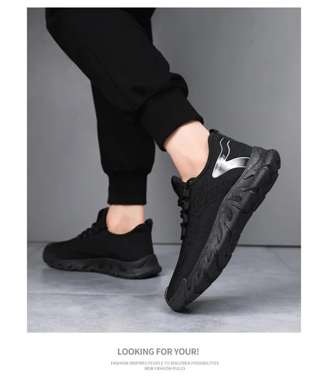 Men's Trendy S/S Breathable Mesh Sneakers Detail