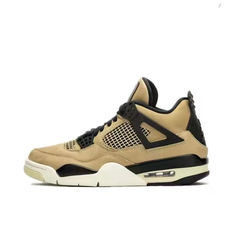 AJ4 Thunder Yellow Unisex Basketball Shoes