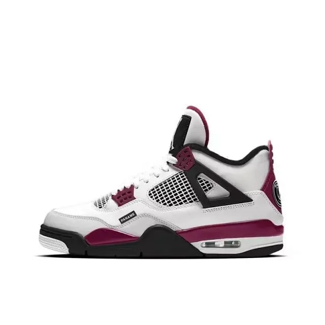 AJ4 Thunder Yellow Unisex Basketball Shoes Detail