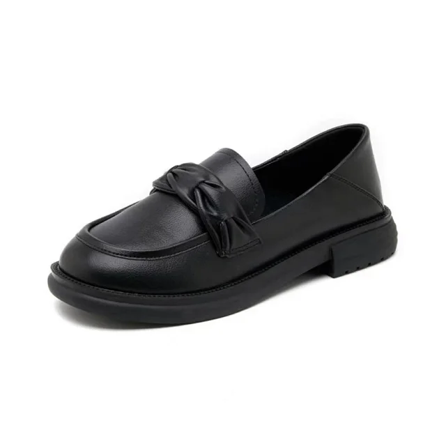 Women's Summer Leather Low Heel Mary Jane Detail