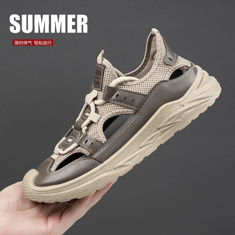 Men's Summer Beach Sandals Breathable Waterproof