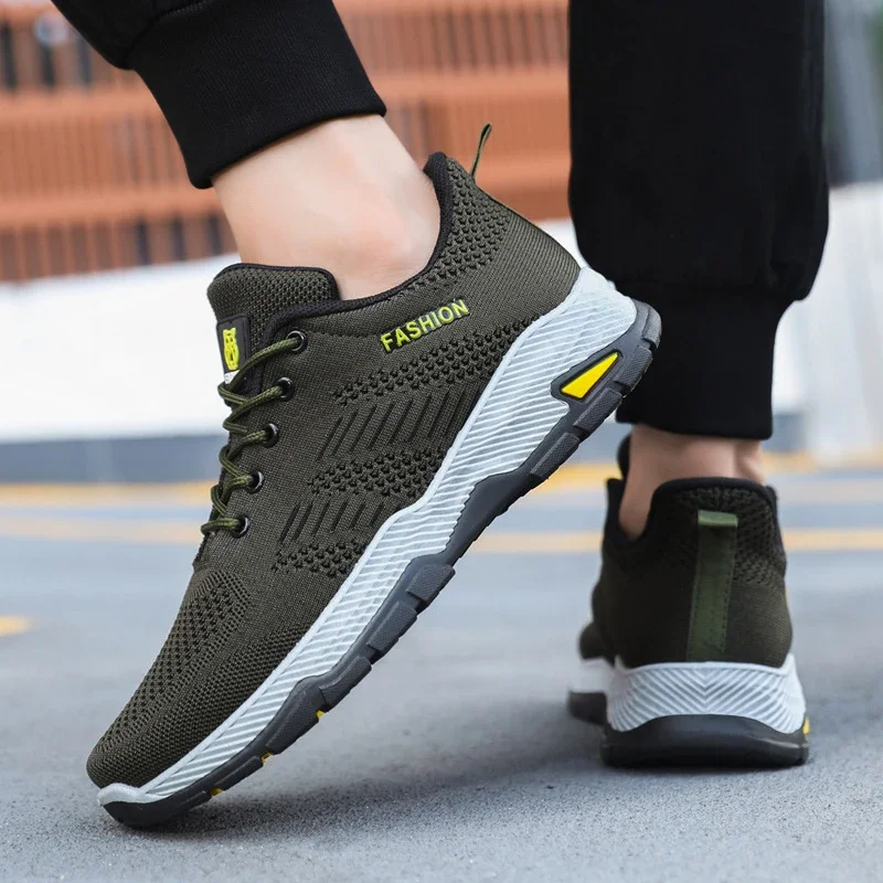Men's Flyknit Breathable Running Shoes 2025
