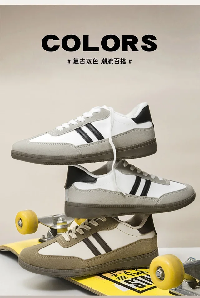 New Breathable Men's Low-top Casual Sneakers Detail