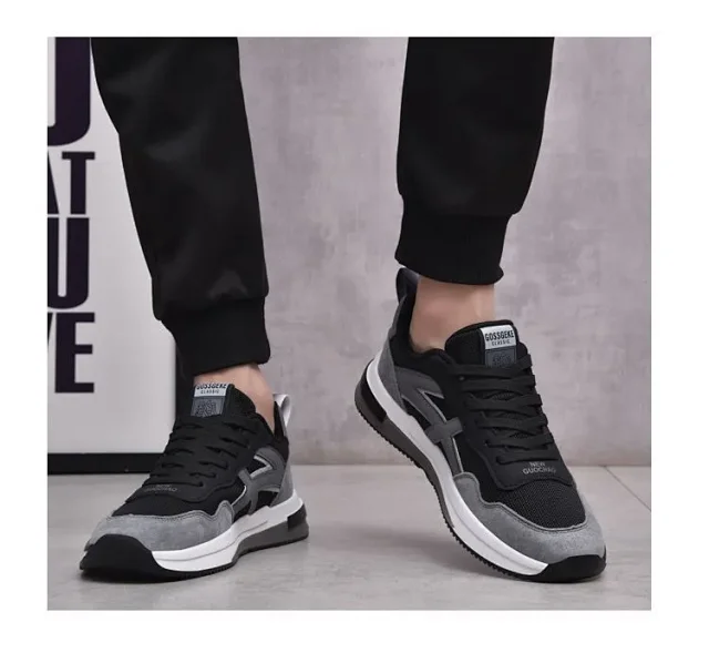 New Autumn Men's Athletic Low-Top Youth Sneakers Detail