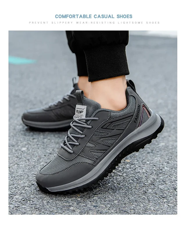 Unisex Mesh Breathable Walking Sneakers Detail