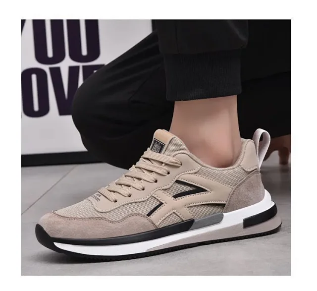 New Autumn Men's Athletic Low-Top Youth Sneakers Detail