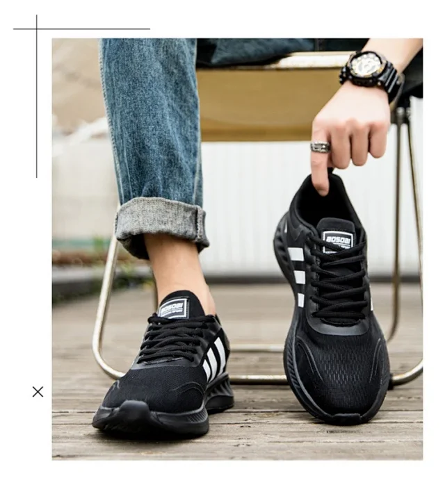 Couple Lightweight Mesh Running Shoes Detail