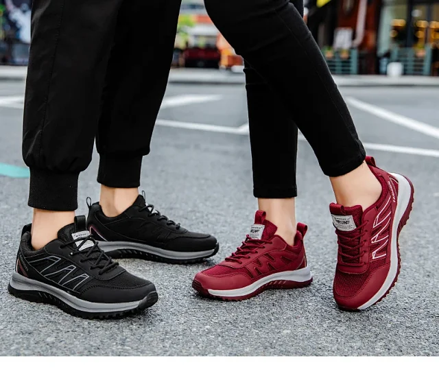 Unisex Mesh Breathable Walking Sneakers Detail