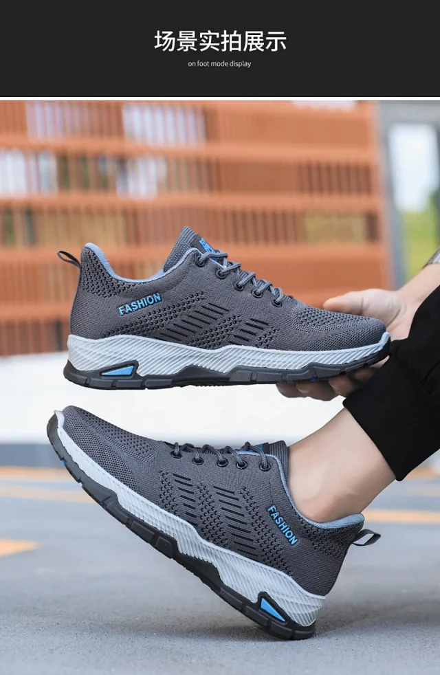 Men's Flyknit Breathable Running Shoes 2025 Detail
