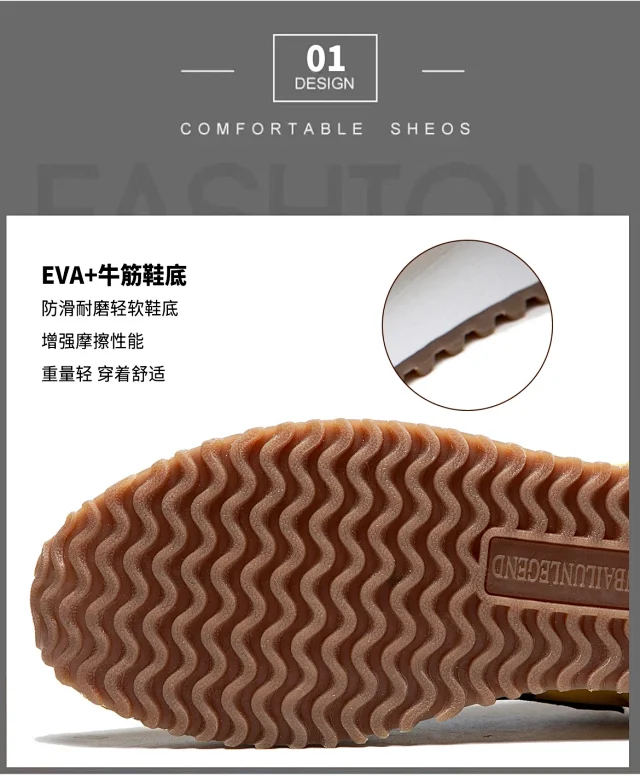 Fall New Couples Casual Running Shoes Detail
